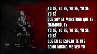 Anuel AA  Monstruo Letra  LLNM2 [upl. by Vanessa]