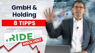 GmbH und Holding GmbH Holding Struktur richtig gründen auch nachträglich  8 Tipps  RIDE Insolvenz [upl. by Cuthbert]