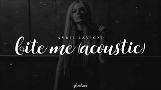 avril lavigne  bite me acoustic lyrics [upl. by Susann]