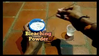 Bleaching Powder reaction and uses [upl. by Dammahum494]