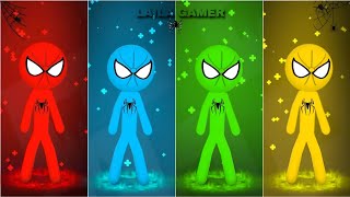 SPIDERMAN BECOME PRO IN STICKMAN PARTY [upl. by Eerac]