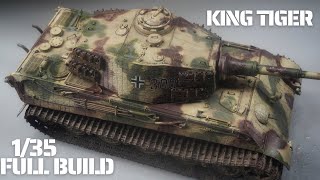 Dragon 6303 135 king tiger tank full build [upl. by Carina]