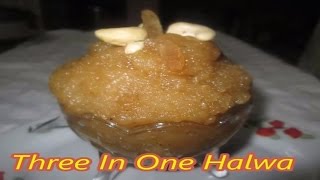 Halwa recipe Shira recipe  Navratri Special TastyHealthyThree In One Halwa recipe  Aru Kitchen [upl. by Williamson]