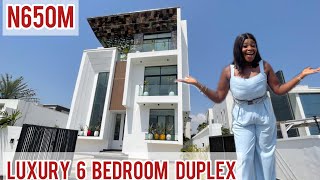 A Luxury 6 Bedroom Duplex in Osapa Lekki Lagos Nigeria lagosnigeria duplexforsale luxuryhomes [upl. by Trevah124]