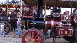 TORBAY STEAM FAIR 2011 PART 24 FAIRGROUND STEAM ENGINES AT DUSK [upl. by Zara97]