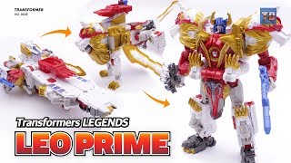 Transformer Legends LEO PRIME Beast Wars Lion PRIME Video Reivew [upl. by Stella]