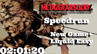 Metal Gear Solid 4 Guns of the Patriots  OUTDATED PB  020120  NG Liquid Easy  IGT [upl. by Mandy]