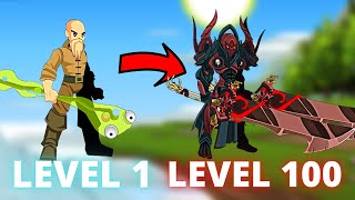 AQW Updated Progression Guide  Items amp Classes To Get At Your Level [upl. by Attiuqihc]