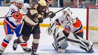 Dylan Callahan Junior Goaltender USPHL Premier Game Action vs Montreal Black Vees 101724 [upl. by Edee548]