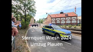 Plauen Sterquellwiesn 2024 Festumzug [upl. by Novar338]