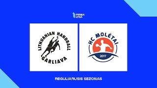 Pirma lyga Kauno r SMGarliava  HC „Molėtai“ [upl. by Isawk329]