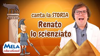 Renato lo scienziato  long form canzoni per bambini di storia MelaEducational [upl. by Lizette]