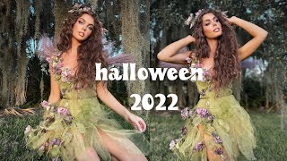 3K HALLOWEEN COSTUME🧚🏻  new haircut vlog bangs [upl. by Bethena]