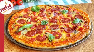 Abartmıyoruz 🏆 100000 Kişinin Denediği Tüm Zamanların En İyi Pizza Tarifi 🥇🙌🏻 [upl. by Richma]