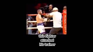 this fighter attacked his trainor shortvideo subscribe shortsfeed shorts trending viralvideo [upl. by Burrton122]