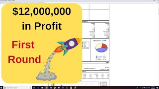 Capsim  12000000 Profit In Round 1 [upl. by Dewie]