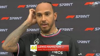 Lewis Hamilton postSprint Qualifying interview  F1 2024 United States Grand Prix [upl. by Orlando]