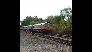 5 GBRf Class 66 Locomotives On One Working Passing Northallerton East Junction class66 gbrf [upl. by Nesral]