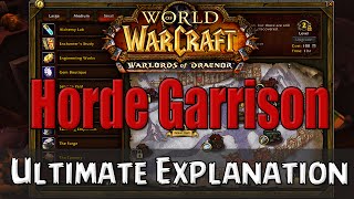 Ultimate Horde Garrison Explanation  ALL BUILDINGS Warlords of Draenor Beta [upl. by Toms201]