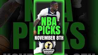 BEST Underdog NBA Picks Today 11824  Underdog Fantasy Promo Code [upl. by Sollie817]