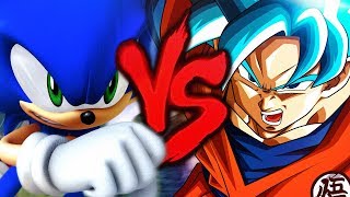 Goku VS Sonic Guerra dos Deuses [upl. by Caddric]