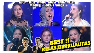 6 cewek cantik bersuara menggelegar nyanyi Medley lagu Judika Keren parah [upl. by Kerekes]