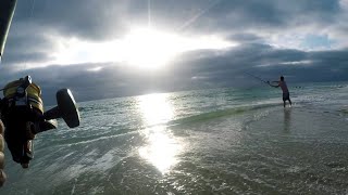 GUILDERTON BEACH Tailor Herring Snook amp Patience with my Bro [upl. by Filmer341]