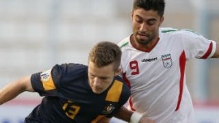 IR Iran vs Australia AFC U22 Championship 2014 [upl. by Howes]