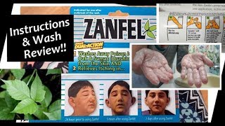 Zanfel Poison Ivy Treatment Directions amp Wash Review Treating Poising Ivy [upl. by Irahc]