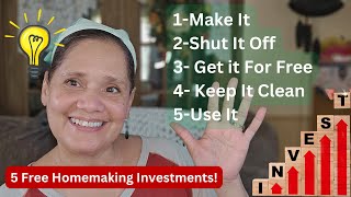 Five Frugal Homemaking Tips homemaker homemaking savings [upl. by Wooster924]