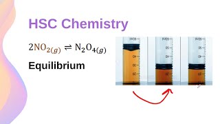 Nitrogen Dioxide and Dinitrogen Tetroxide Equilibrium  HSC Chemistry [upl. by Fulmis677]