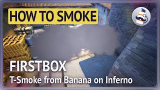 ☁️ How to smoke FirstBox on Inferno TSide CSGO [upl. by Daisey772]