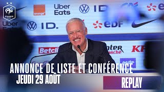 Lannonce de liste des Bleus et conférence du sélectionneur en replay I EDF 2024 [upl. by Faydra]