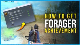 How to Complete Forager Achievement in PUBG Mobile Lite  Forager Mission kaise kare [upl. by Sedrul]