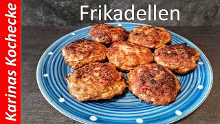 Saftige Frikadellen Fleischküchle selber machen und braten nach Omas Rezept  Bulette [upl. by Trici]