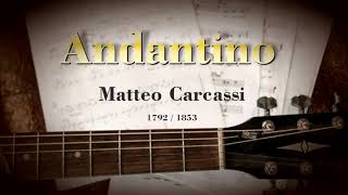 Andantino  Matteo Carcassi  Partitura  Tablatura [upl. by Pierro]