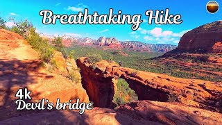 Devils Bridge Hike  Arizona Silent vlogwith captions [upl. by Sosanna]