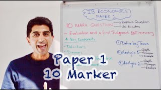 IB Economics Paper 1  10 Mark Question  Exam Technique [upl. by Otreblanauj182]