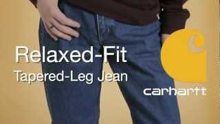 B17 Carhartt Relaxed Fit Tapered Leg Jean [upl. by Leirraj]