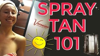 How to Get a Spray Tan [upl. by Aihtyc]