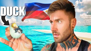 I Tried Craziest Filipino Food  BALUT 🇵🇭 [upl. by Akemrej]