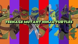 Tmnt12 x rottmnt Teenage Mutant Ninja Turtles theme songs tmnt rottmnt aicover [upl. by Ennahtur347]