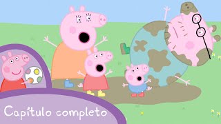 Peppa  Charcos de lodo capítulo completo [upl. by Nosemyaj633]