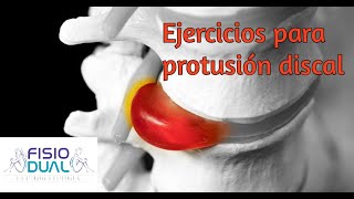 Ejercicios para protusión lumbar [upl. by Anirdnaxela]