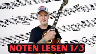 Noten lernen auf Gitarre für Anfänger  Teil13 [upl. by Blodgett47]