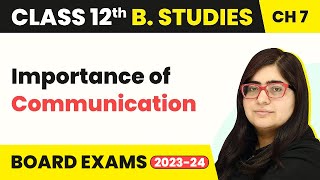 Importance of Communication  Directing  Class 12 Business Studies Chapter 7 [upl. by Friedly]