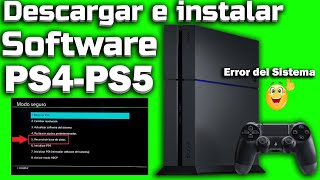 ERROR No se puede iniciar la PS4 como instalar el software este método funciona PS3 PS4 Y PS5 [upl. by Pauletta868]