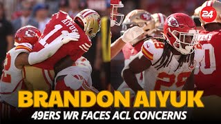 quotBrandon Aiyuk Injury Update 49ers WR Faces ACL Concerns After Loss to Chiefsquot [upl. by Levey231]