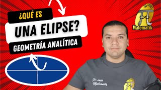 Qué es una elipse  Cuáles son los elementos de una elipse  Geometría Analítica [upl. by Adnov]