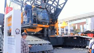 SANY SCC8500 GIANT CRAWLER CRANE CONEXPO LAS VEGAS WALKAROUND [upl. by Wolbrom]